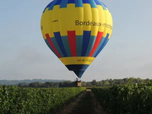 Vol en montgolfière au-dessus de la région bordelaise