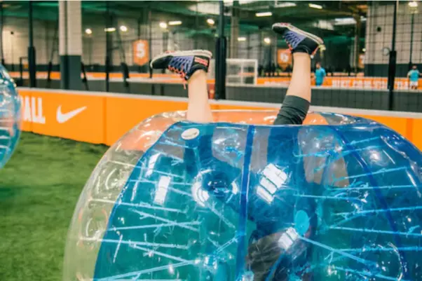 Bubble foot la tête à l'envers